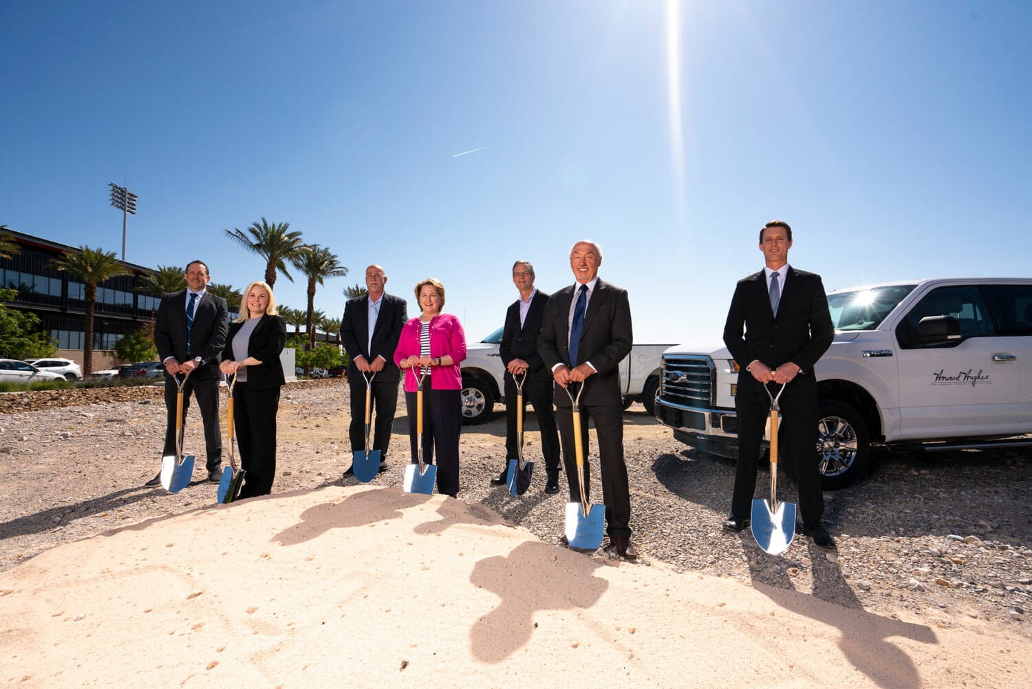 Officials gather for ground breaking at 1700 Pavilion in Downtown Summerlin