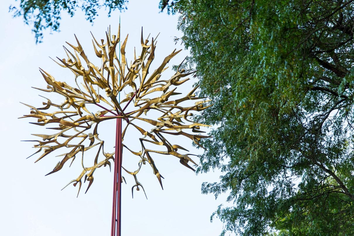 Public art is an integral part of our communities. Here is a sculpture in Columbia, Maryland known as "The People Tree."