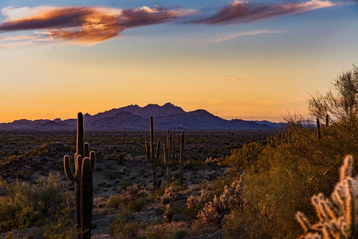 Beautiful desert terrain in Phoenix's West Valley features 37,000 acres - three times the size of Manhattan.