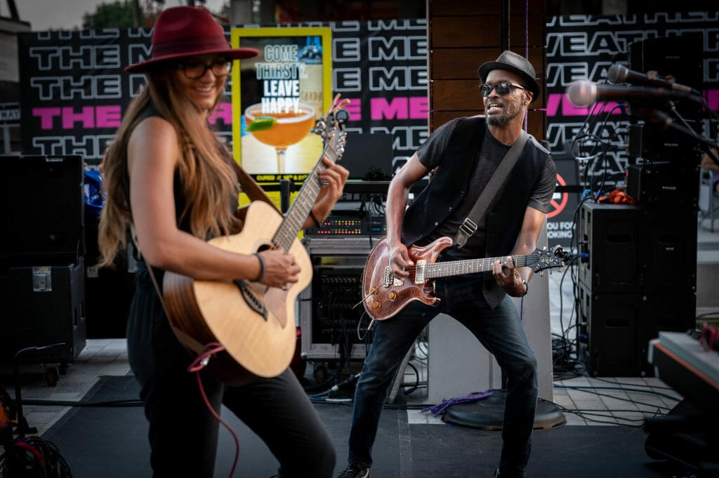 Live music at Merriweather District in Downtown Columbia